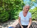 Public bareback cheating with creampie at a rest stop! Part 4