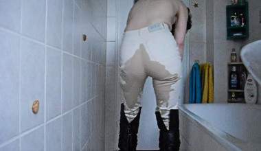 Voll in Hose und Stiefel gepisst !