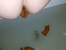 floating poop sausages