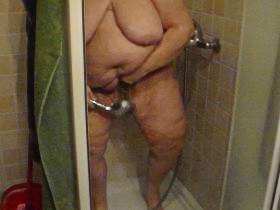 Jen is taking a Shower for you