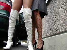 Vorschaubild vom Privatporno mit dem Titel "Zigarettenpause a.d. Tankstelle" von Deine-Chefin