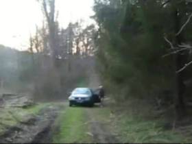 Fucking car broke down in the woods