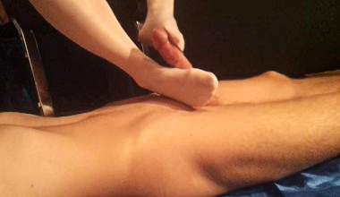 Mein erster Footjob!!!