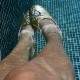 Gymnastics slippers in the pool 1