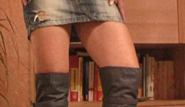 overknees anprobe