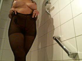 Poop and pissing in the beautiful pantyhose