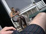 CHEATING BLOWJOB!!! And his girlfriend is right next door!