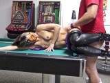 Pool table FUCK including CREAMPIE!