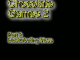 Chocolate Games 2-part measuring 2 Masturbation