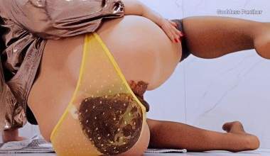 Huge Shit In Sheer Panties