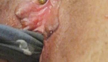 FEINSTRUMPFHOSE nach Orgasmus aus MUSCHI ziehen