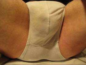 Brown in the trousers