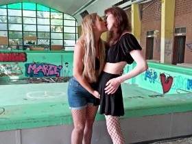 BETRETEN VERBOTEN? TRANS SEX IM VERLASSENEN SCHWIMMBAD?! LOST PLACE SPERMA PUSSY?!