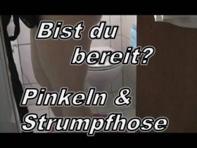 Pinkeln Strumpfhose anziehen