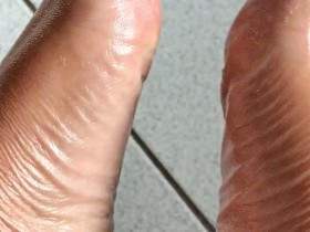 Peel off foot peeling