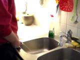 Pissing 36 - He pisses in the sink