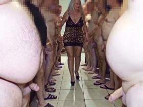 Hard AO GangBang with a group of men from Saarland! Part 1