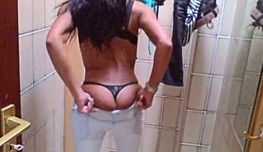 umkleidekabine  hose ausprobiert  neu neu