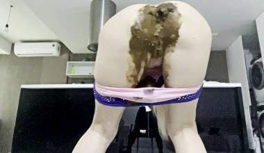 Shiny Shorts Panty Poop