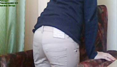 Sexy Beige Jeans gekackt!