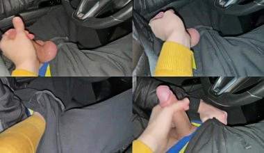 HANDJOB IM AUTO