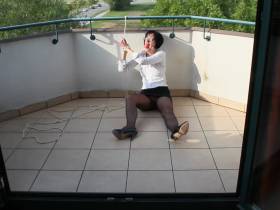 Extreme use on the balcony