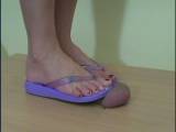 Trampling flip flops