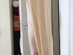 Nylonjunge Is Naked Having Fun With Nylon
