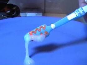 brushing teeth with cum