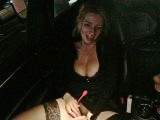 Public oral sex in a car and dirty talk