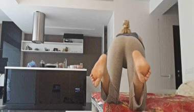 Blond Hellgrau Tights Poop
