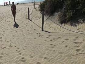 At the nude beach on GranCanaria