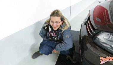 Ins Hanauer Parkhaus gepisst