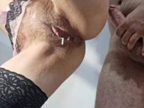 Beautifully into the horny pussy