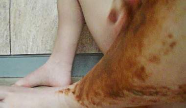 gesalbt Bein Scheiße