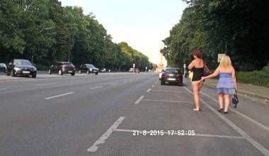 Dreier an der Siegessäule