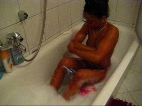 Latina bathing