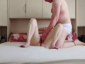 Horny with granny after a hot walk in bed 1