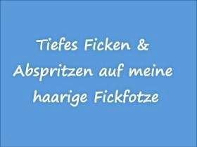 Tiefes Ficken & Spritzen auf den Fotzenbusch