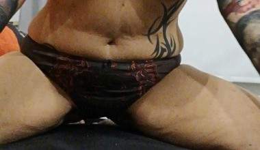 Cremige TRAGESPUREN im Slip von Martin