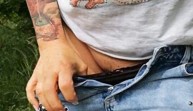 Outdoor GESCHISSEN und GEPISST