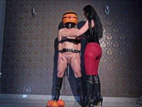 Kinky Halloween slave