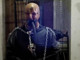 Straitjacket and chains