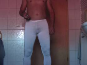 Leggings vollgeschissen, verschmiert und onaniert