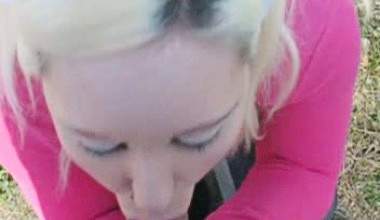 Oster-Bunny Outdoor Durchgerammelt   Cumshot! 