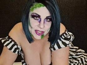 Cosplay, Beetlejuice with crazy tongue dildo