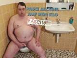 Pasci alone in the toilet