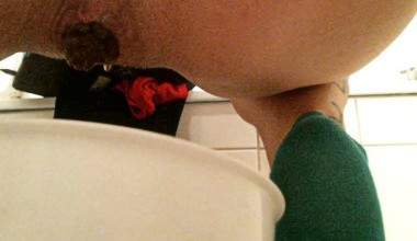 Kack und Piss für meinen eingelegten Slip
