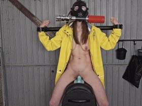 Stinky socks on the Sybian