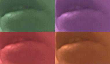 Feuchte Lippen